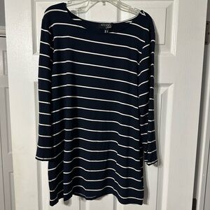 Attitudes by Renee Open Button Sleeve Casual Top